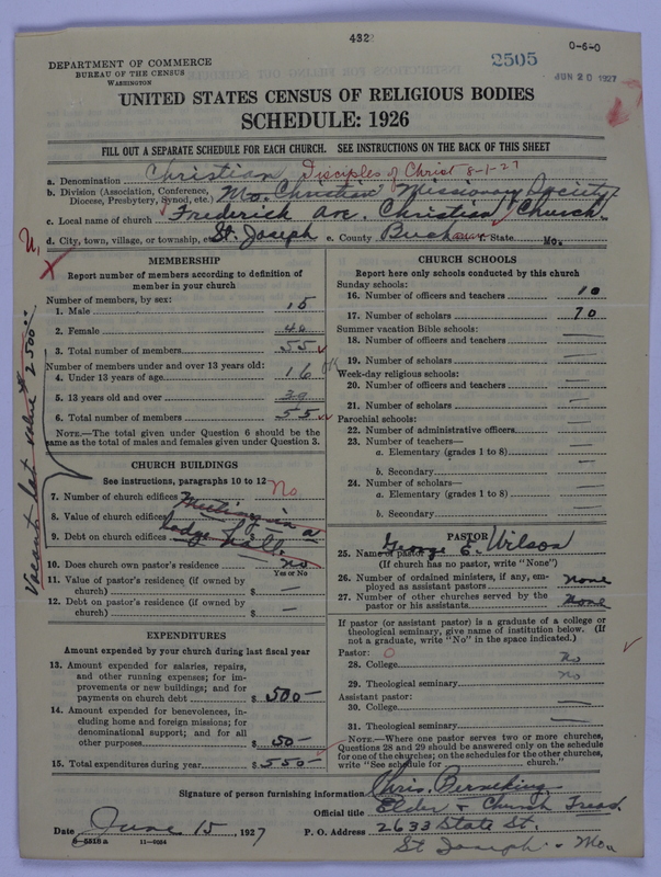 Scan of Disciples of Christ: 2505