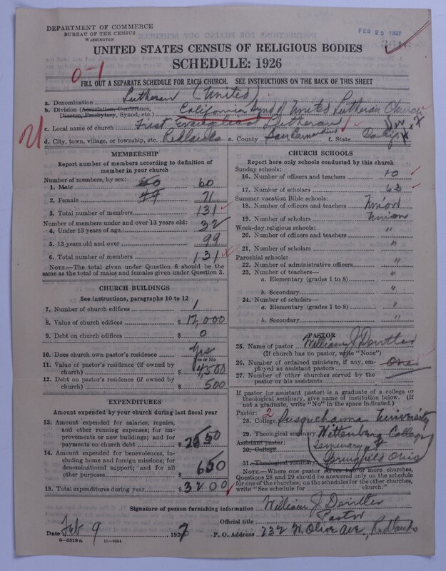 Scan of United Lutheran Church in America: 3616