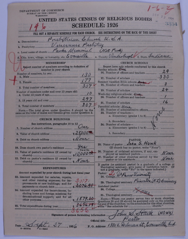 Scan of Presbyterian Church in the United States of America: 3354