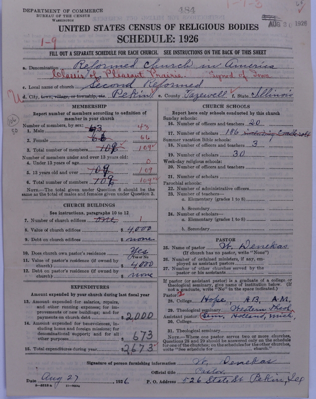 Scan of Reformed Church in America: 484