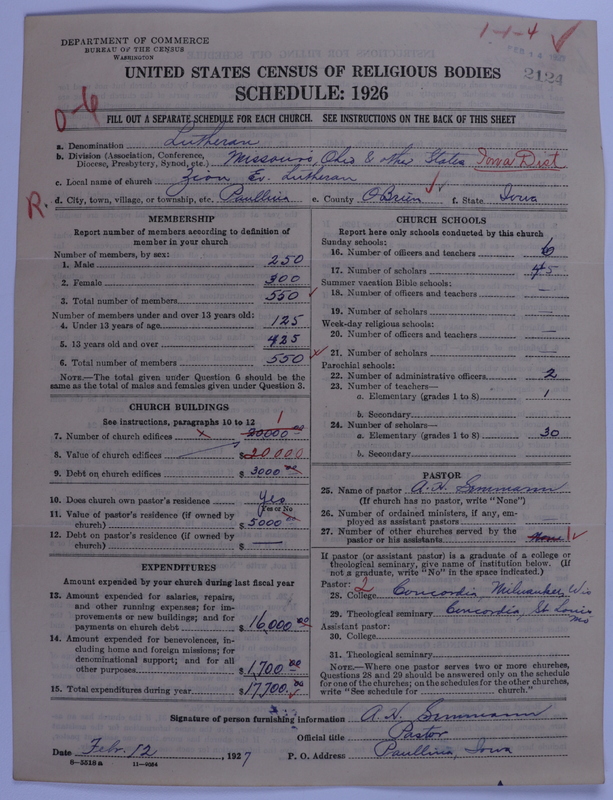 Scan of Evangelical Lutheran Synodical Conference of America: Evangelical Lutheran Synod of Missouri, Ohio, and Other States: 2124