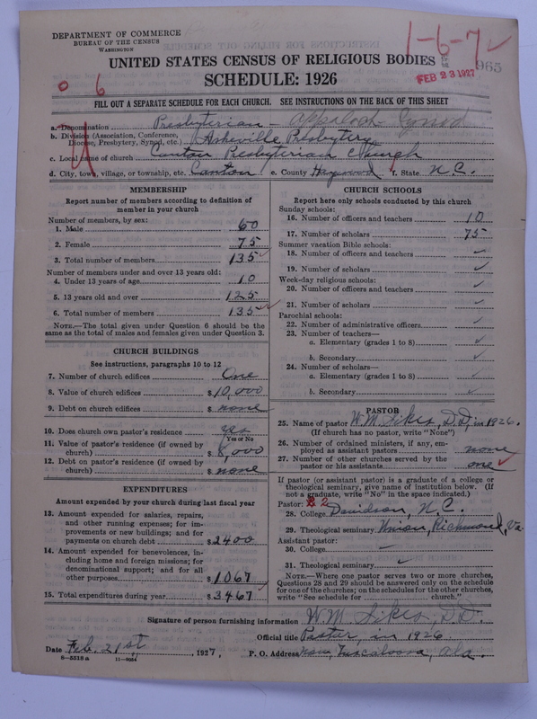 Scan of Presbyterian Church in the United States: 965