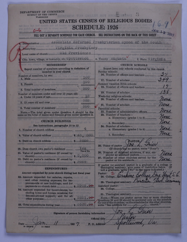 Scan of Associate Reformed Presbyterian Church: 3