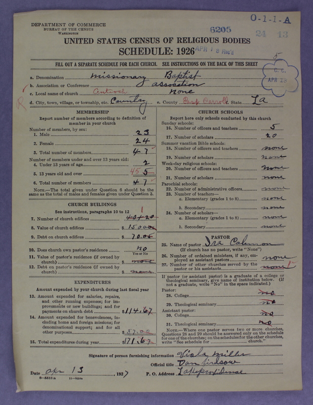 Scan of Negro Baptists: 6205