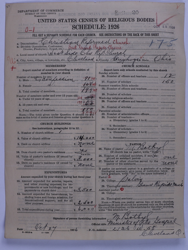 Scan of Christian Reformed Church: 20