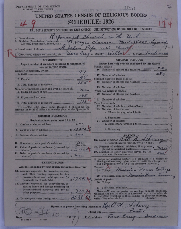 Scan of Reformed Church in the United States: 1251