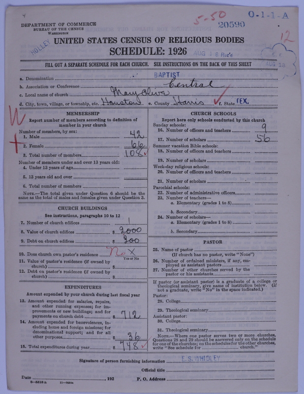 Scan of Negro Baptists: 20590