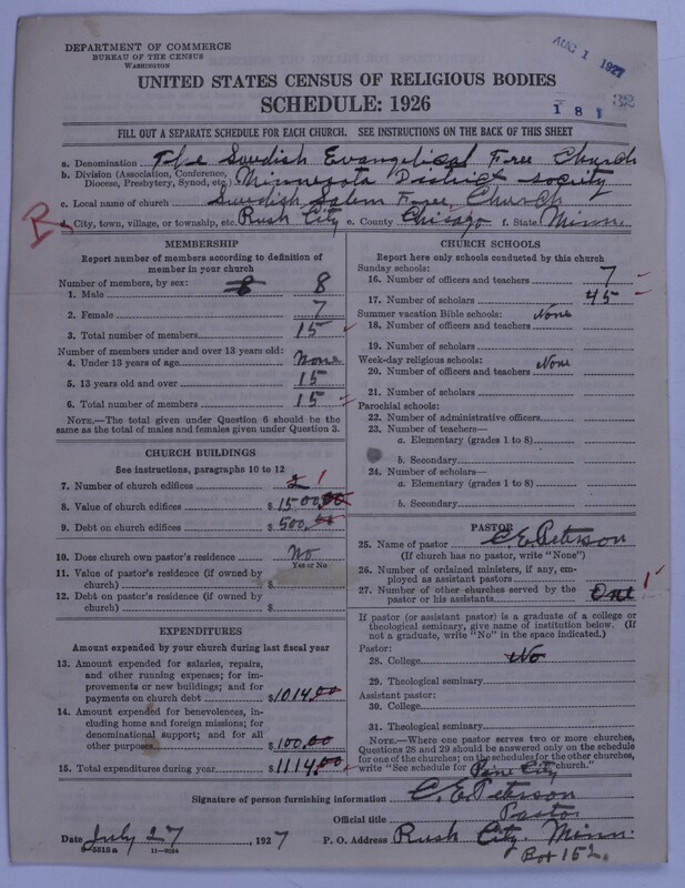 Scan of Swedish Evangelical Free Church of the United States of America: 32