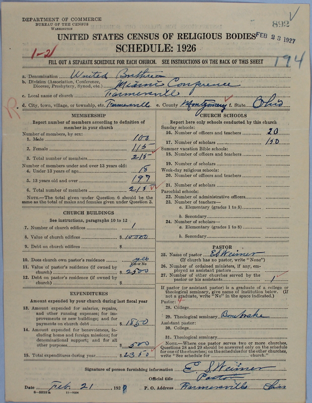 Scan of Church of the United Brethren in Christ: 892