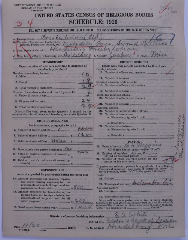 Scan of Presbyterian Church in the United States: 2641