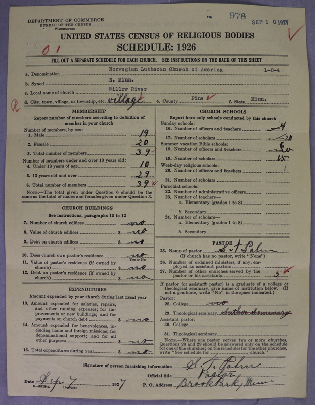 Scan of Norwegian Lutheran Church of America: 978