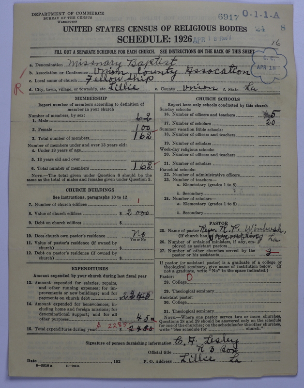 Scan of Negro Baptists: 6917