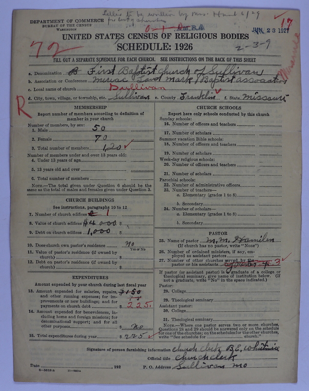 Scan of Landmark Baptist of America: 17