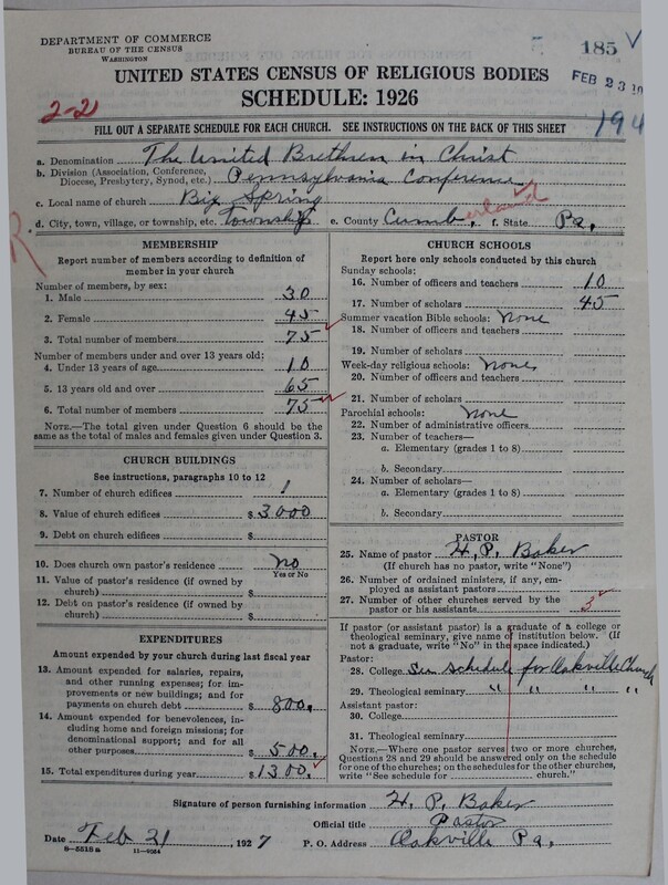 Scan of Church of the United Brethren in Christ: 185