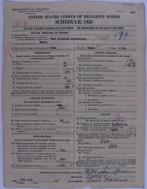 Scan of Church of the United Brethren in Christ: 2628