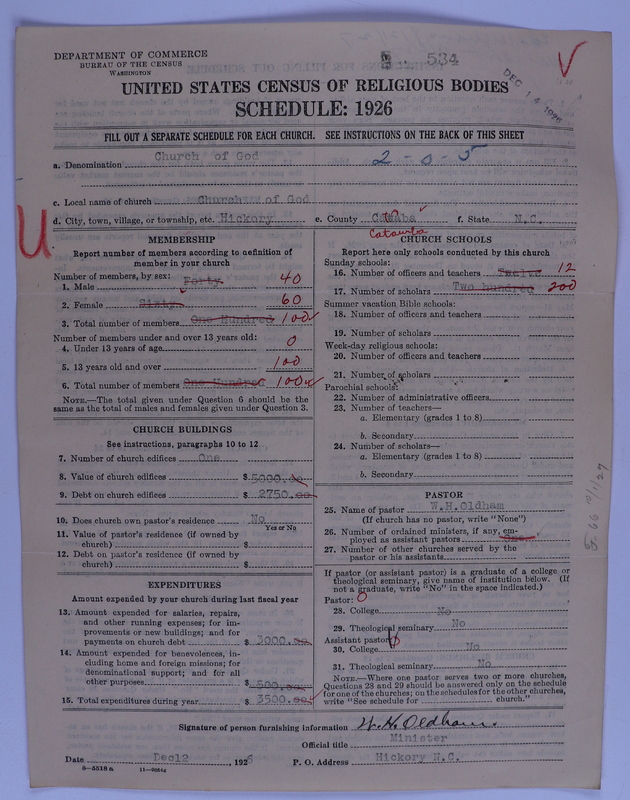 Scan of Church of God (Headquarters, Anderson, Ind.): 534