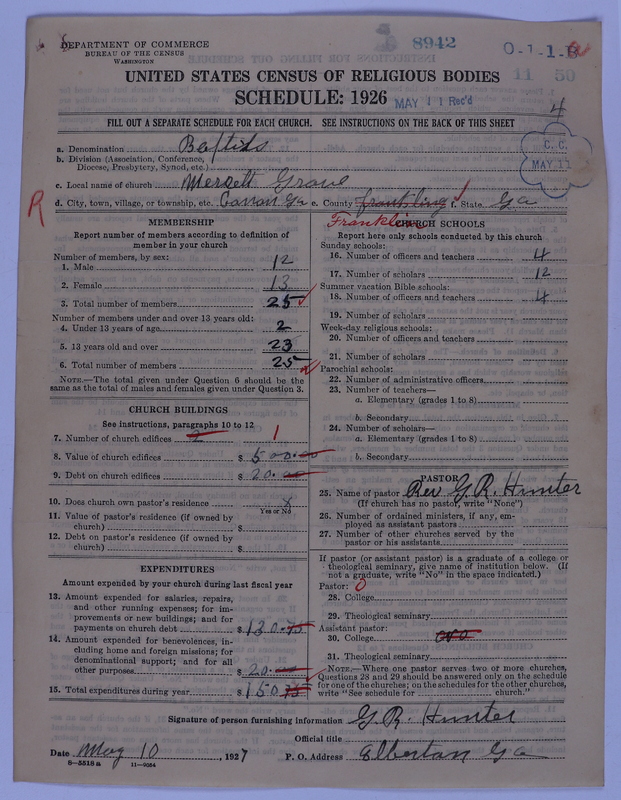 Scan of Negro Baptists: 8942