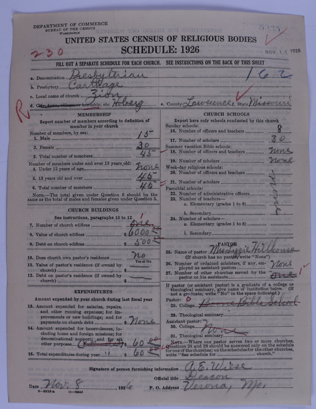 Scan of Presbyterian Church in the United States of America: 5235