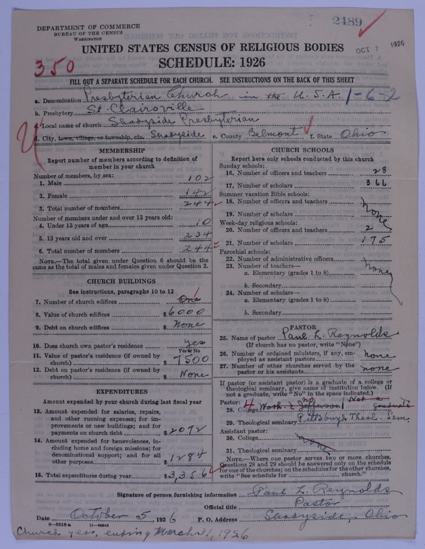 Scan of Presbyterian Church in the United States of America: 2489