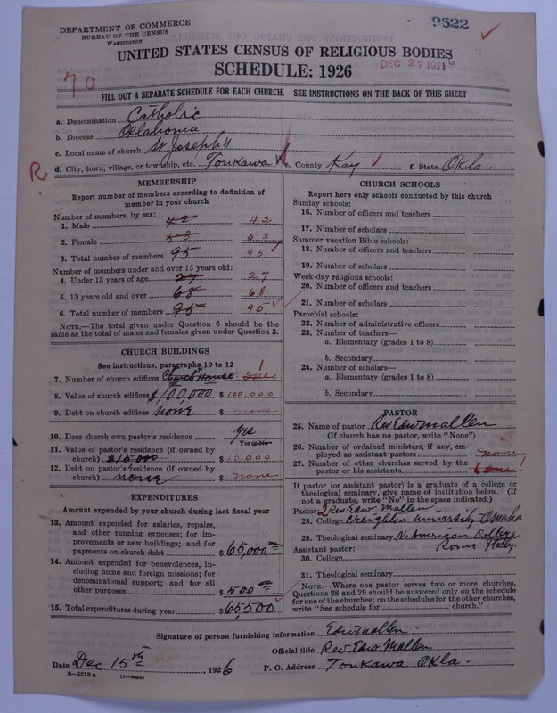 Scan of Roman Catholic Church: 9622