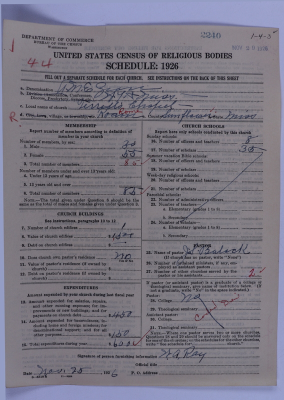 Scan of African Methodist Episcopal Zion Church: 2240