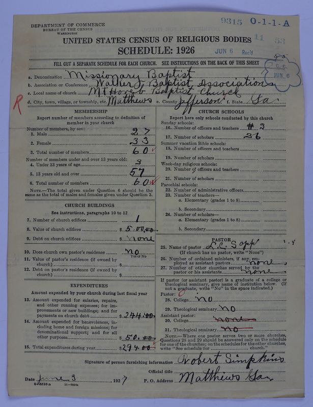 Scan of Negro Baptists: 9315