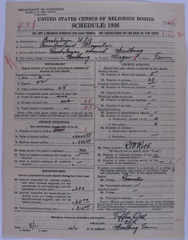 Scan of Presbyterian Church in the United States of America: 7006