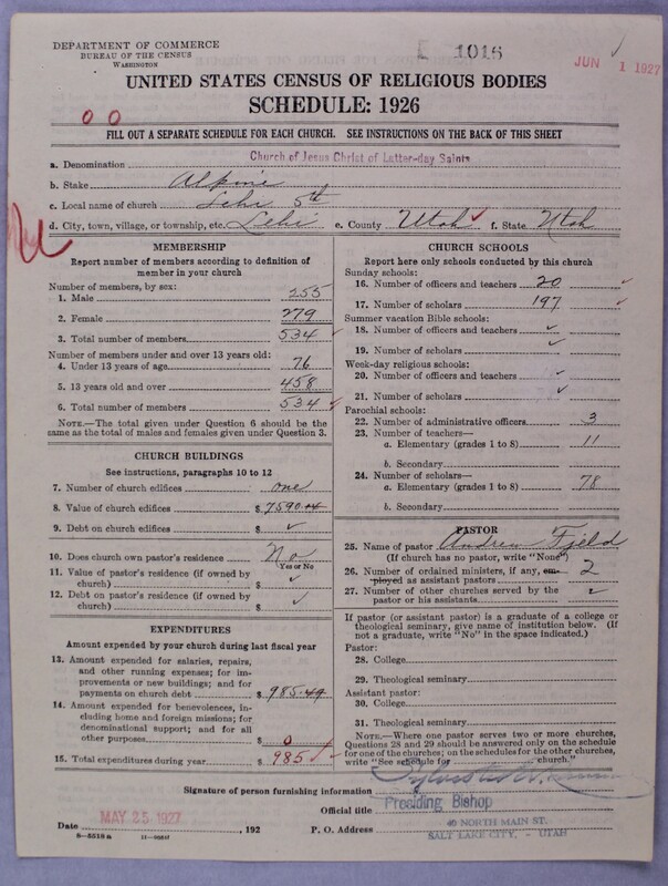 Scan of Church of Jesus Christ of Latter-day Saints: 1016