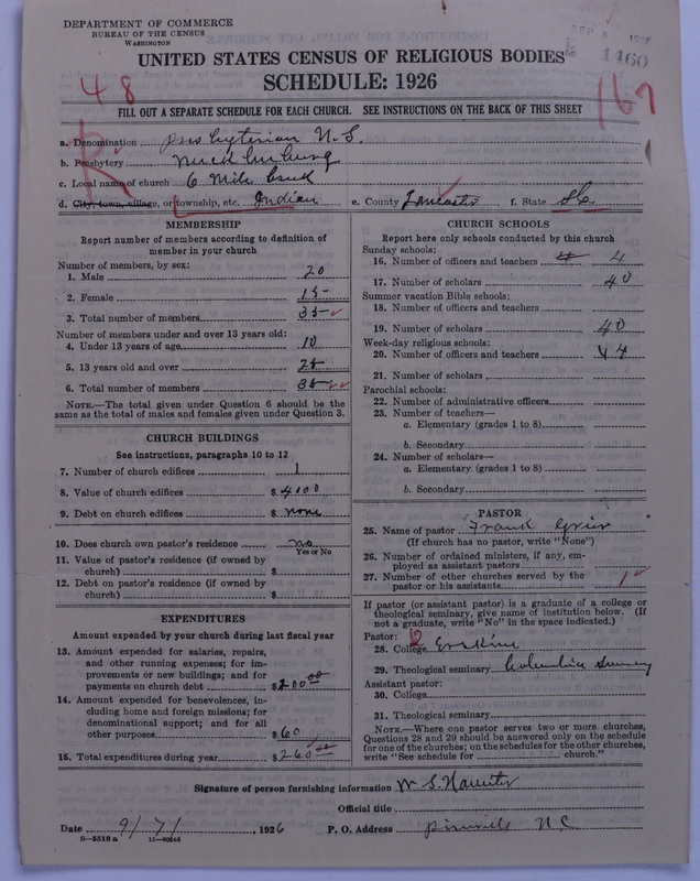 Scan of Presbyterian Church in the United States: 1460