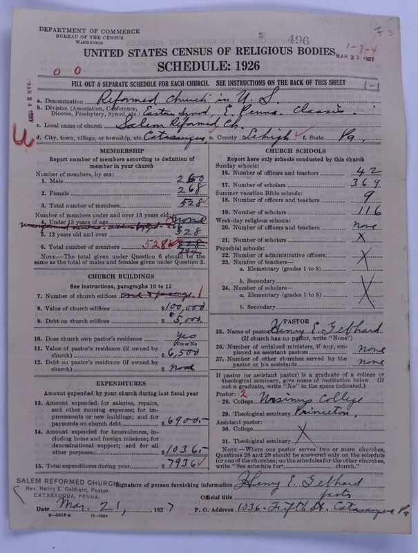 Scan of Reformed Church in the United States: 496