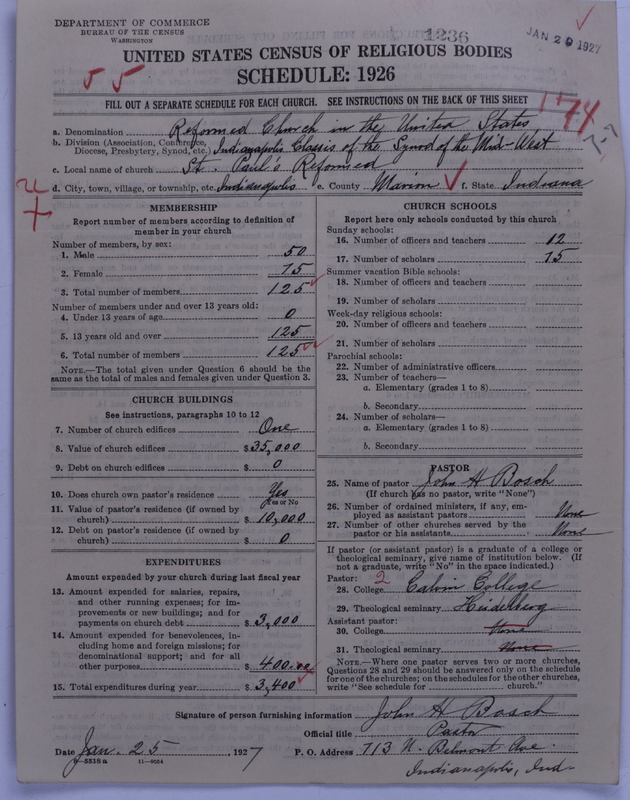 Scan of Reformed Church in the United States: 1236
