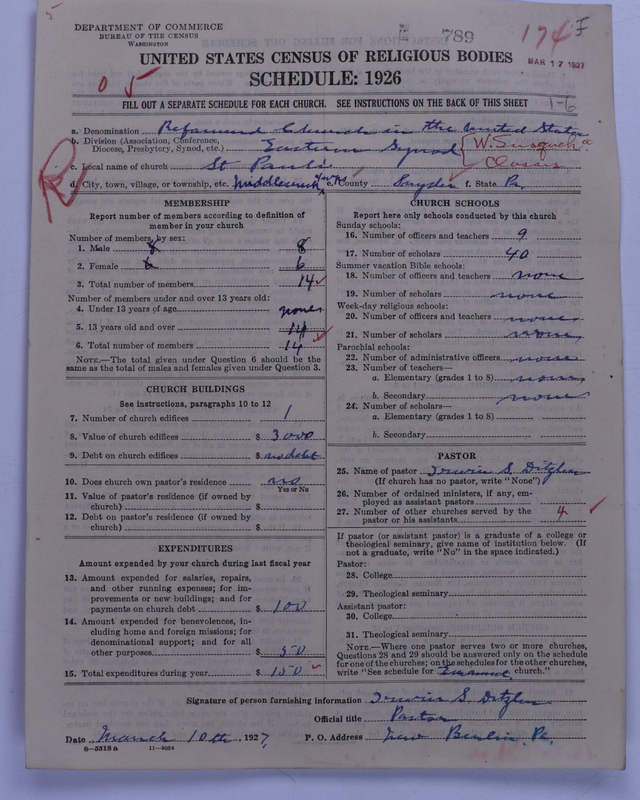 Scan of Reformed Church in the United States: 789