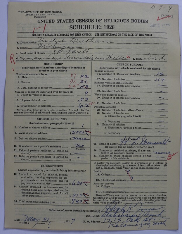 Scan of United Lutheran Church in America: 2279