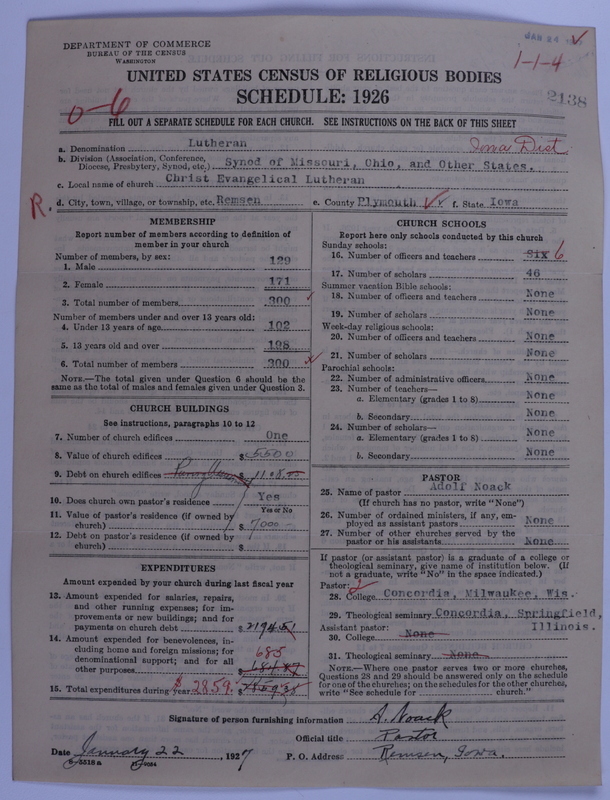 Scan of Evangelical Lutheran Synodical Conference of America: Evangelical Lutheran Synod of Missouri, Ohio, and Other States: 2138