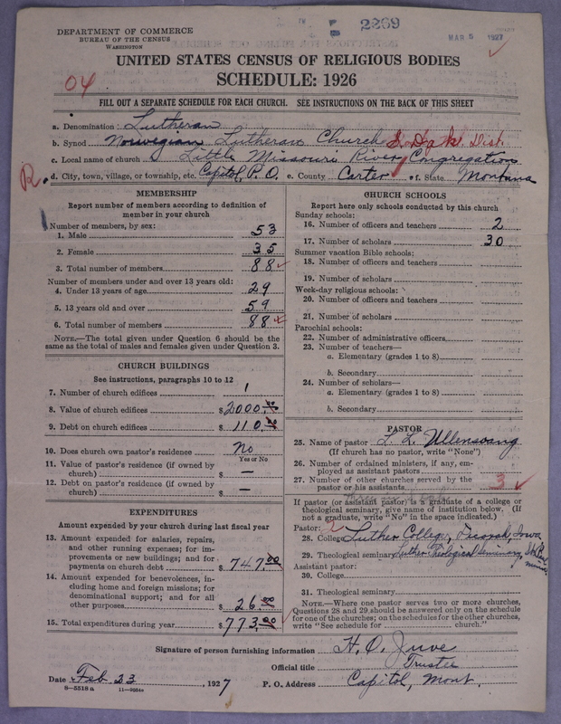 Scan of Norwegian Lutheran Church of America: 2269