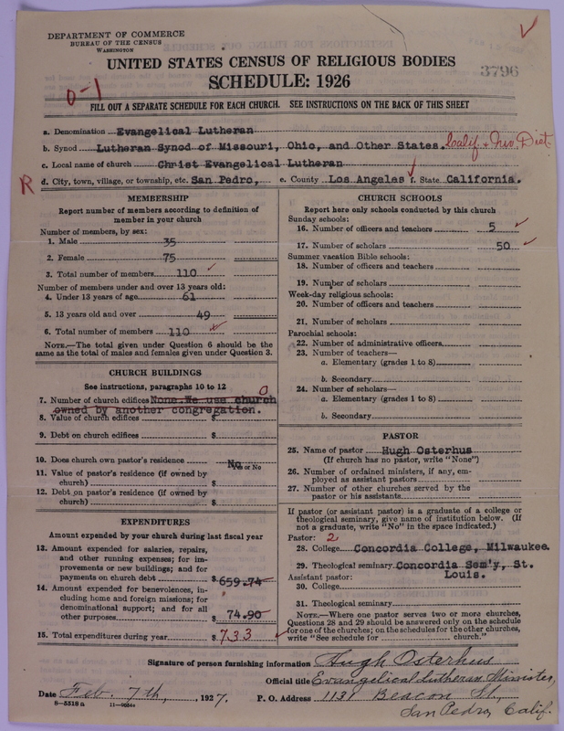 Scan of Evangelical Lutheran Synodical Conference of America: Evangelical Lutheran Synod of Missouri, Ohio, and Other States: 3796