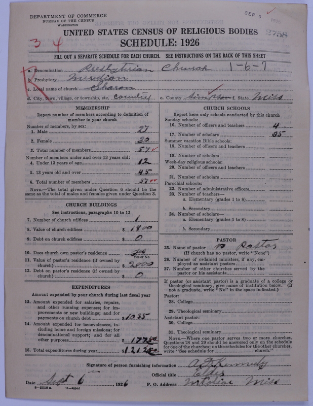 Scan of Presbyterian Church in the United States: 2758