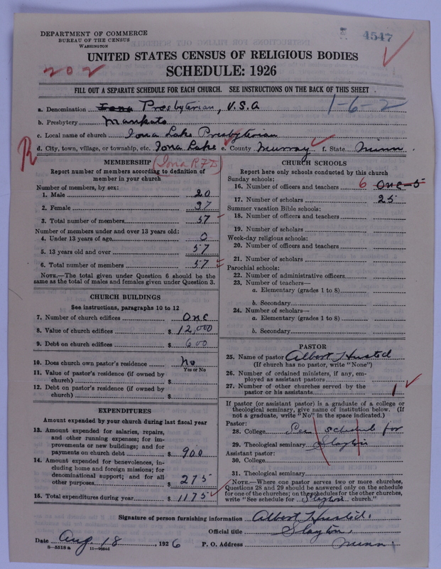 Scan of Presbyterian Church in the United States of America: 4547