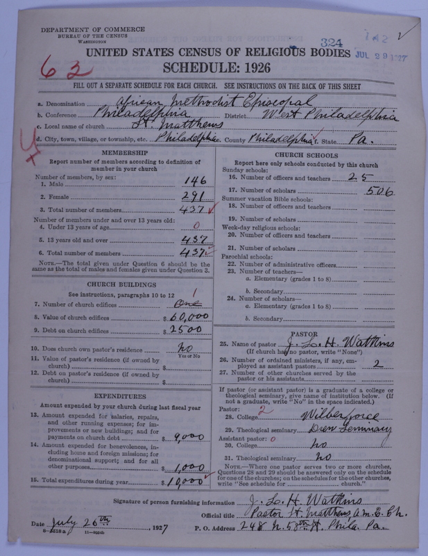 Scan of African Methodist Episcopal Church: 324