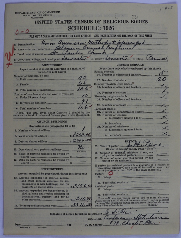 Scan of Union American Methodist Episcopal Church: 39