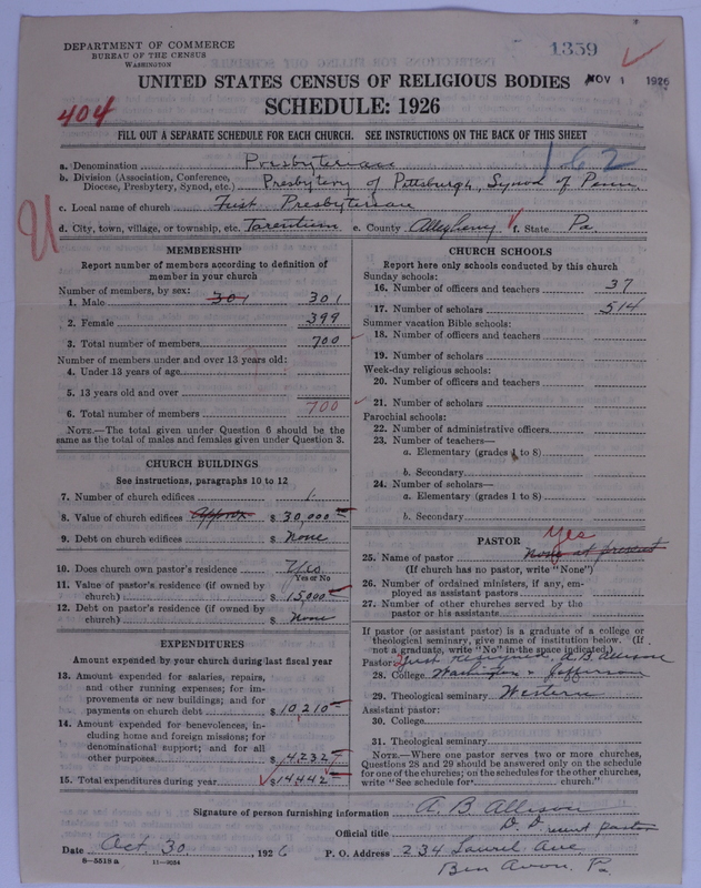 Scan of Presbyterian Church in the United States of America: 1359