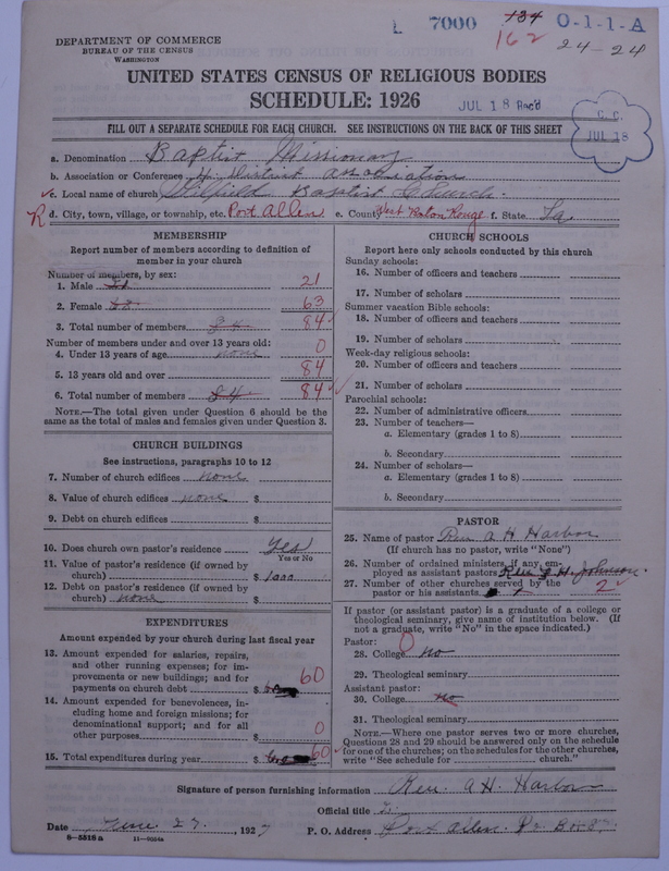 Scan of Negro Baptists: 7000