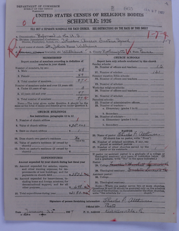 Scan of Reformed Church in the United States: 665
