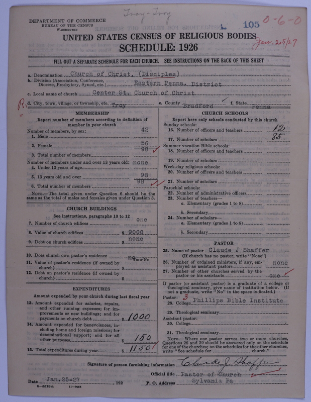 Scan of Disciples of Christ: 105