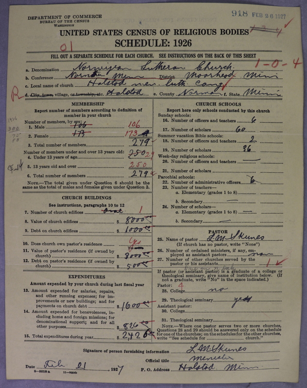 Scan of Norwegian Lutheran Church of America: 918