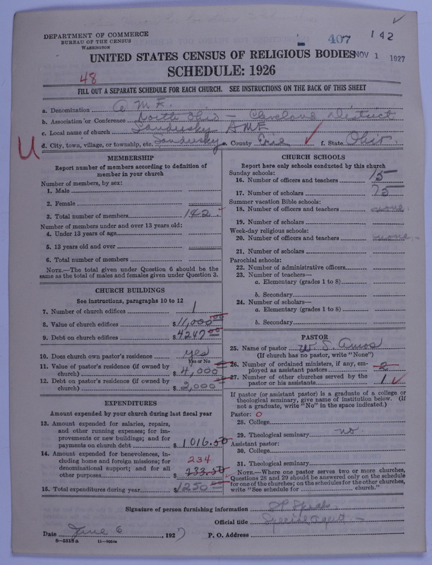 Scan of African Methodist Episcopal Church: 407