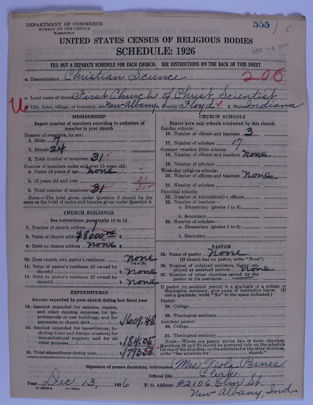 Scan of Church of Christ, Scientist: 555