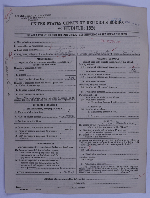 Scan of Disciples of Christ: 4394
