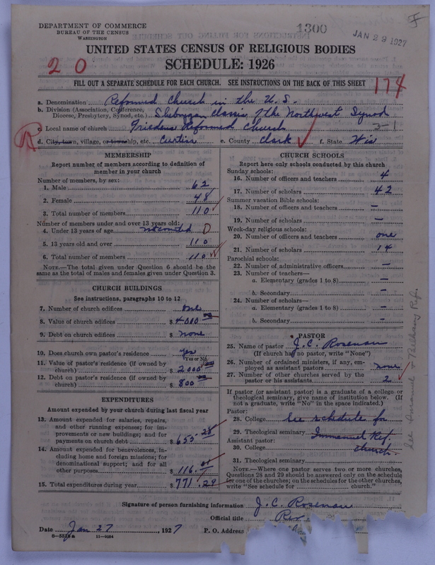 Scan of Reformed Church in the United States: 1300
