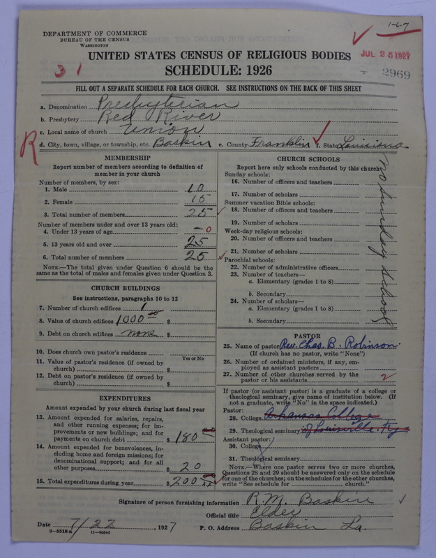 Scan of Presbyterian Church in the United States: 2969